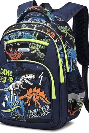 Cusangel Backpack for Boys Girls School Bookbags,Kindergarten Elementary Middle School Lightweight Waterproof Multifunctional Large Capacity for Backpack (16inch Luminous dinosaur)