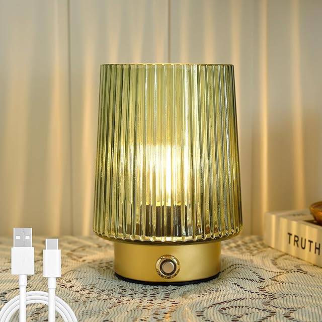 Battery Operated lamp Table lamp Bedside Lamp Sage Green