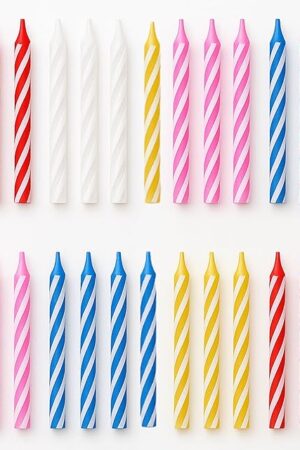 Birthday Candle - 72 Count Mix Color Birthday Candles for Cake, Cake Candle for Birthday, Party Small Candles