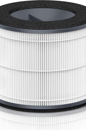 AP-T10-WT AP-T10FL Replacement Filter and AP-T10 Filter Compatible with Homedics Air Purifier Filter Replacement for Homedics 4 in 1 Air Purifier AP-T10-BK AP-T10-WT with HEPA-Type, 1-Pack