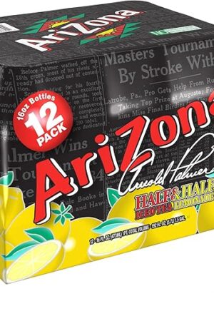 AriZona Arnold Palmer Half and Half - 16 Fl Oz (Pack of 12)