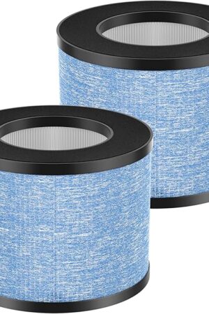 2 Pack C102 HEPA Air Filter MA-01CW Replacement Filter Compatible with Miko Ibuki & Ibuki+ Air Purifi-er, MA-18 and Okaysou AirMic4S Air Purifi-er