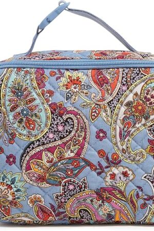 Vera Bradley Cotton Lay Flat Horizontal Lunch Box, Provence Paisley