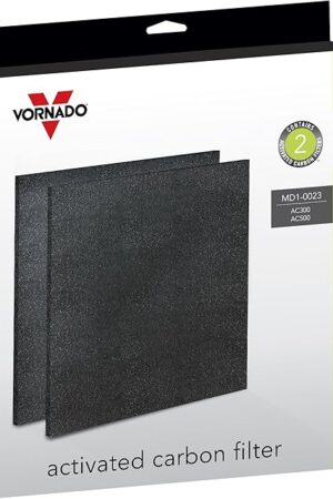 Vornado MD1-0023 Replacement Carbon Filters (2-Pack),Black