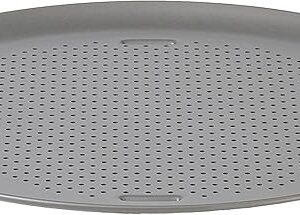 Calphalon Nonstick Pizza Pan, 16", Heavy-Gauge Steel, Perforated for Crispy Crust, Silver