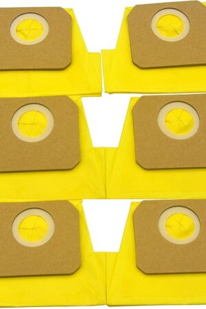 6 pack car filter bag compatible for Odyssey car vacuum bags part 2940380 & 84909-TK8-A01 with built in car vacuum cleaner replacement for Honda bags