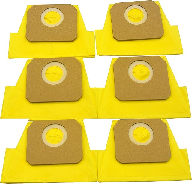 6 pack car filter bag compatible for Odyssey car vacuum bags part 2940380 & 84909-TK8-A01 with built in car vacuum cleaner replacement for Honda bags
