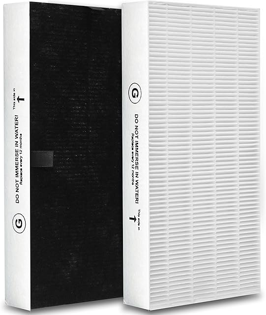 2-pack G Replacement Filter Compatible with Honeywell HEPA Clean Air Purifiers HPA020(B) HPA030(B) & HPA075 HPA080 and HPA175 HPA180 Series, HRF-G1/HRF-G2 Air Filter For Allergies Wildfire Pollen