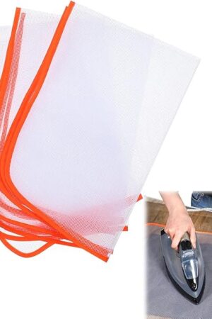 4 Pack Pressing Cloth for Ironing, Ironing Mat Protective, Iron Pad Saving Mesh, Ironing Cloth Protective Clothes Ironing Scorch Pressing Pad Cloth (21.65x15.7in)