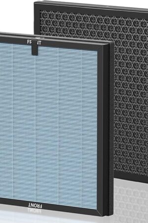 AP303/AP304 Replacement Filter Compatible with DAYETTE ＆ FRESHDEW Air Purifier AP303/AP304, 3-in-1 Filtration System Replacement Filters with Activated Carbon for Home Room, 2 Pack (Wildfire Filter)