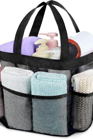 Attmu Mesh Shower Caddy Shower Tote Bag Large Capacity