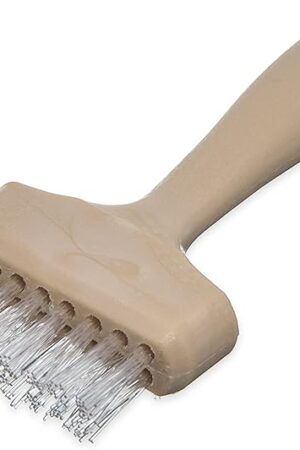 Carlisle FoodService Products 4011400 Wide Waffle Iron Brush, 3", Teflon
