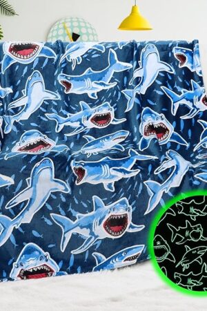 BORORO Shark Blanket 50x60 inch