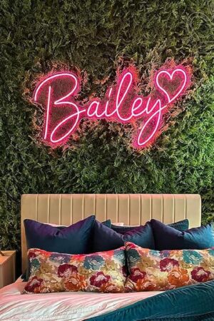 Custom Neon Signs,Personalized Large Led Neon Lights Sign, Neon Sign Customizable for Wedding Wall Decor Bedroom Birthday Party Bar Shop Logo Custom Name Neon (Optional 10" to 60")
