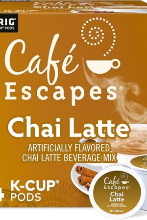 Café Escapes Chai Latte Keurig Single-Serve K-Cup Pods, 24 Count