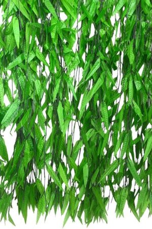Bird Fiy 50 PCS 376 Feet Artificial Flower Greenery Wicker Rattan Vine Fake Foliage Leaf Flowers Plants Garland Garden Decoration