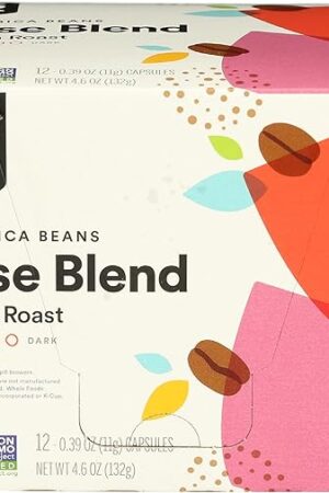 365 by Whole Foods Market, House Blend Coffee Pods, Medium-Light American Roast, 12 Count