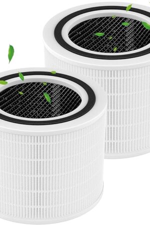 Core 200S Replacement Filter 2 Pack, 3-in-1 Filters Compatible with LEVOIT Core 200S Smart WiFi Air Purifier, HEPA Core 200S-RF Filters