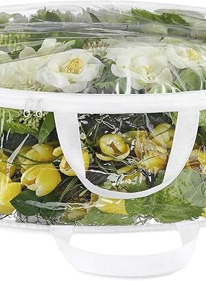 Whitmor Clear Everyday Wreath Bag