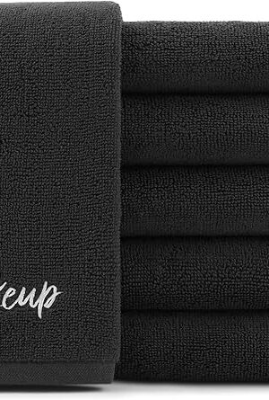Arkwright Makeup Towels Pack of 6 100% Cotton Washcloths 13 x 13 in