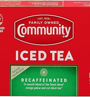 Community Coffee Decaf Tea, 24 Family Size Tea Bags (Pack of 1)