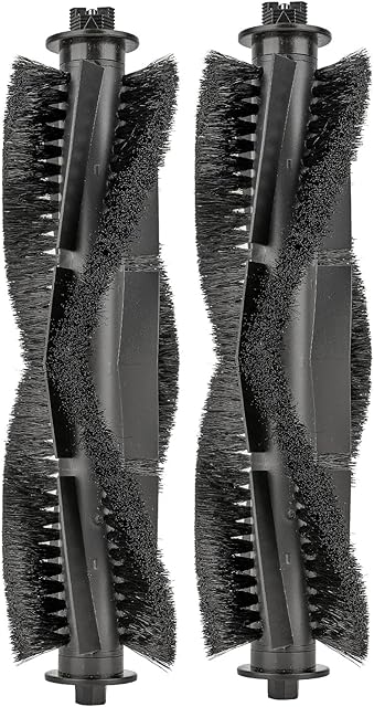 (2 Pieces) Replacement Brush Rollers Compatible with Tikom G8000 Max/ L9000/ L8000 Plus/ G8000 Robot Vacuum and Mop Combo, Replacement Parts Accessory Kit, 2 Brush Rollers