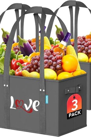 WISELIFE Reusable Grocery Bags