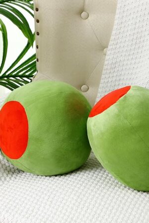 Decorative Cute Olive Plush Pillow Kawaii Fruit Stuff Hugging Plushies Gift Soft Novelty Pillow Cushion Seat Decor for Home Room