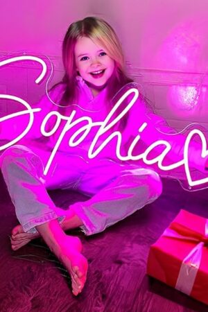 Custom Neon Signs, Neon Sign Customizable for Wall Decor, Personalized Neon Signs for Wedding, Neon Lights Signs for Family Birthday Bar Party Night Light, Company Logo Shop Name Business LED Signs