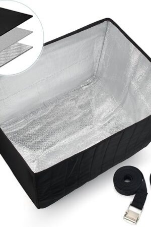 Winter Window Air Conditioner Cover Waterproof for Outside Unit, Luxiv Freeze Protection Cover for Outdoor Window AC Insulation with 3 Layers, Dust-Proof Waterproof AC Unit Defender