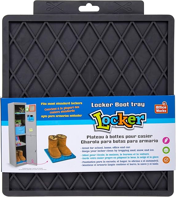 DESK TECH Durable Locker Boot Tray for Floor Protection