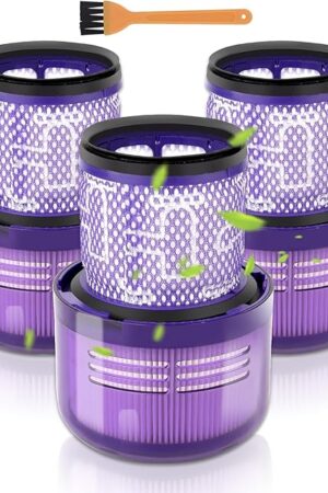 (3 Pack) V11 Replacement Vacuum Filters Compatible With Dyson V11 Animal, V11 Torque Drive, V11 Complete, V11 Extra, V11 Absolute, V11 Cordless, V15 Detect, SV22 SV28 SV14 SV15 SV17, Compare 970013-02