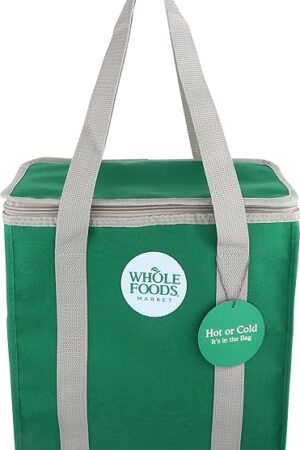 Whole Foods Market, Insulated Shopping Bag, Square, 3.5 Gallon