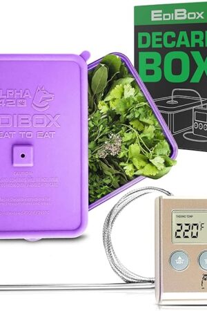 Decarboxylator Box, Decarb Box, Decarb Machine, Decarboxylation, Use with Butter Maker, Oil Infuser Machines, Decarbox, Silicone Oven Baking Accessories - Edibox