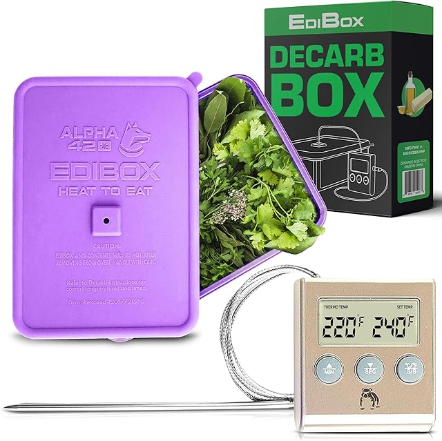 Decarboxylator Box, Decarb Box, Decarb Machine, Decarboxylation, Use with Butter Maker, Oil Infuser Machines, Decarbox, Silicone Oven Baking Accessories - Edibox
