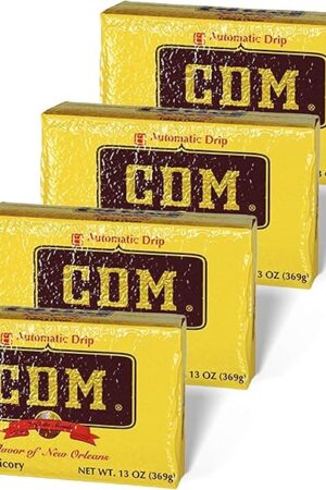 CDM Ground Coffee & Chicory Automatic Drip, 13oz Bag (Pack of 4)