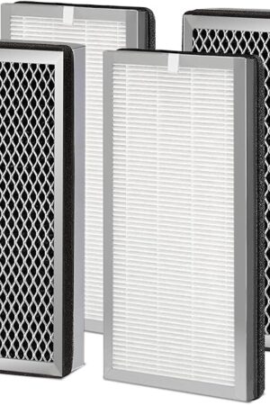 4 Pack 15 Replacement Filter for MA Air Puri-Fier Models 15, 3-in-1 Contains Pre-Filter and Activated Carbon Fil-ter, (4 Pack)