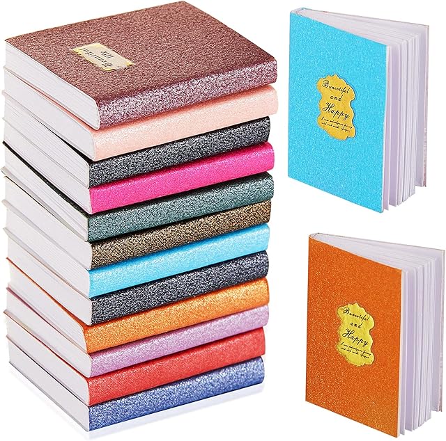 The 12 Pieces 1:12 Scale Miniatures Dollhouse Books Assorted Miniatures Dollhouse Mini Books Decoration Accessories Doll Toy Supplies(Assorted Style)
