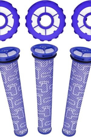 Artraise Filter Kits for Dyson DC40 Filter Replacement,3 pcs HEPA Post-Motor Filter & 3pcs Pre-Motor Filter, Compatible with Dyson DC40 Vacuums Replaces Part # 923587-02 & 922676-01