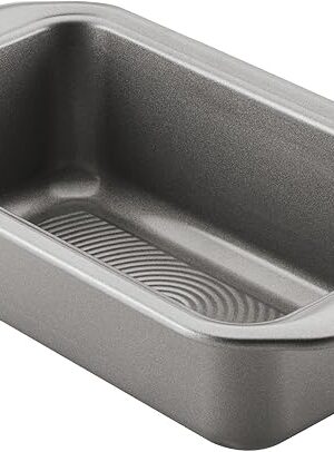 Circulon Nonstick Bakeware 9-Inch x 5-Inch Loaf Pan, Gray