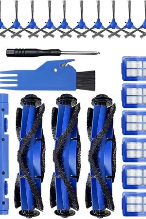 CERO 24 Pack Accessories Compatible with Eufy 15C Max, 11S Max, G32 Pro, G30, 30C Max, G20 Hybrid Robotic Vacuum Cleaner Replacement Parts