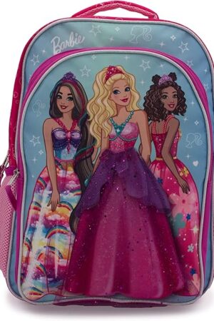 Barbie & Friends Girls 16" 3D Skirt Cosplay Backpack with Metallic Fabric Tiara