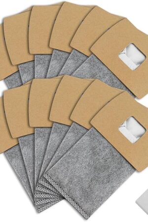 12 Pack Vacuum Bags Replacement for Oreck Handheld Vacuum Cleaner BB180, BB280, BB850, BB870, BB880, BB900, BB1000, BB1100, BB1200, MV160, CC1600, Replaces Part # PKBB12OF