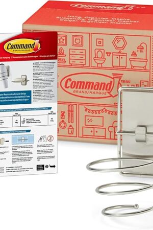 Command Towel Bar with Water Resistant Strips