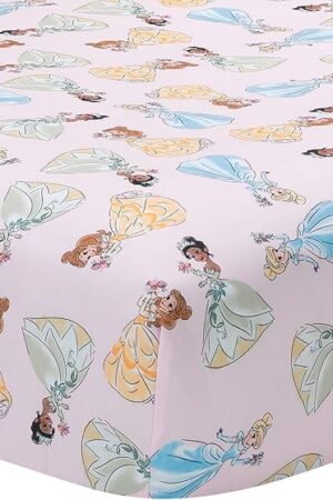 Disney Princesses Fitted Crib Sheet