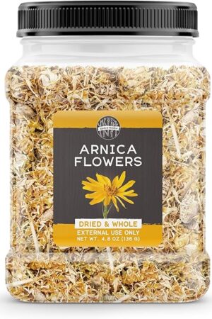 Birch & Meadow Arnica Flowers, 4.8 oz, Whole Flowers, Decorative, Salves & Poultices