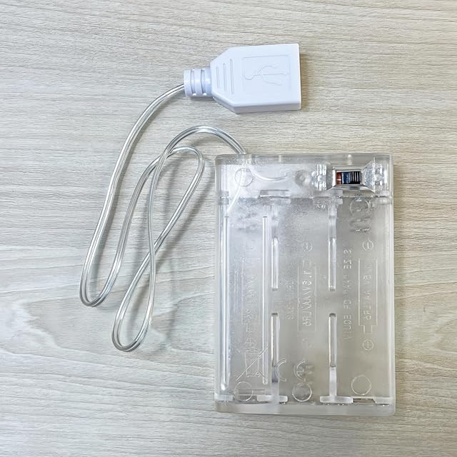 Battery Pack for 5V LED Neon Signs, Converts USB Neon Signs to Battery-Operated, Perfect for Indoor/Outdoor Use