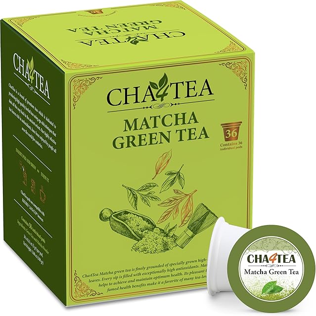 Cha4TEA 36-Count Matcha Green Tea for Keurig