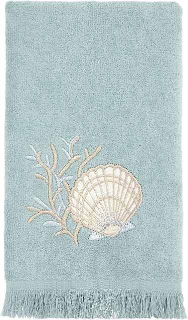 Avanti Linens Fingertip Towel Sand Shells Collection