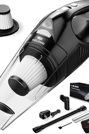 Car Vacuum Cleaner High Power, Portable Handheld Vacuum Cordless Rechargeable with Fast Charge Tech, Huge Motor & Large-Capacity Battery, Powerful Wireless Hand Held Vacuum for Pets, Car, Home